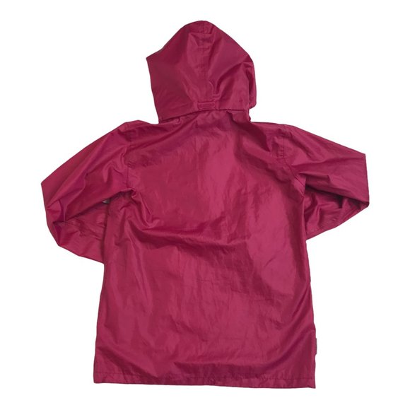 Gelert Waterproof Jacket Pink Ladies Sz 8 Hooded Lightweight Packaway Rain Coat - Picture 6 of 11